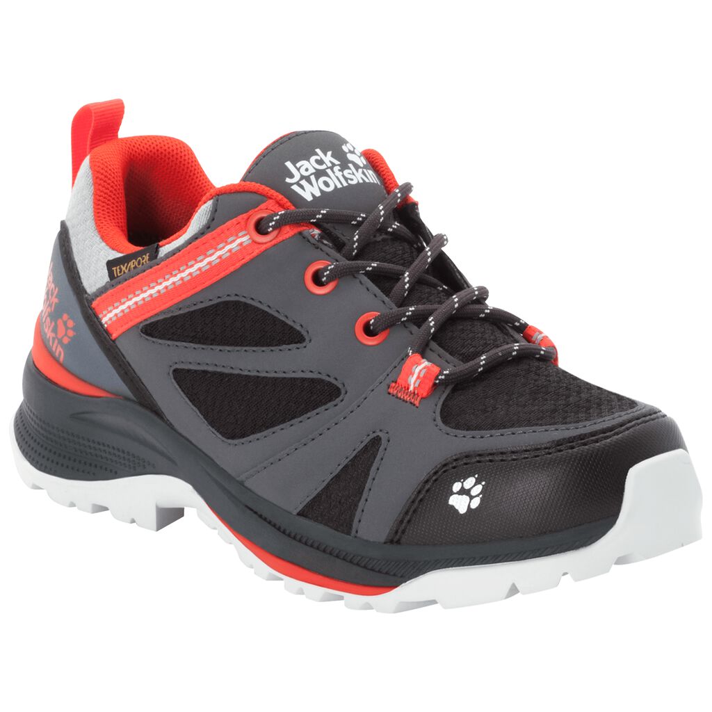 Jack Wolfskin FORCE STRIKER TEXAPORE χαμηλα ορειβατικα παπουτσια παιδικά ματζέντα/ανοιχτο πρασινο |